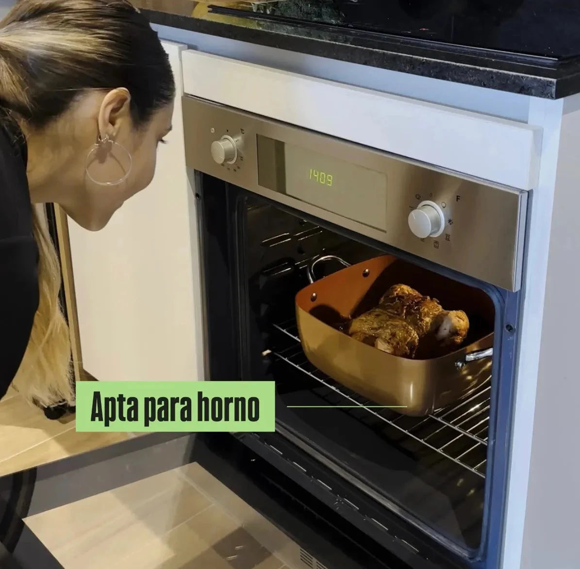 Eternity Copper Home® – Olla Multifuncional Premium + Libro Digital “Sabores de Colombia” ( Cuchillos Profesionales Eternity Chef®)