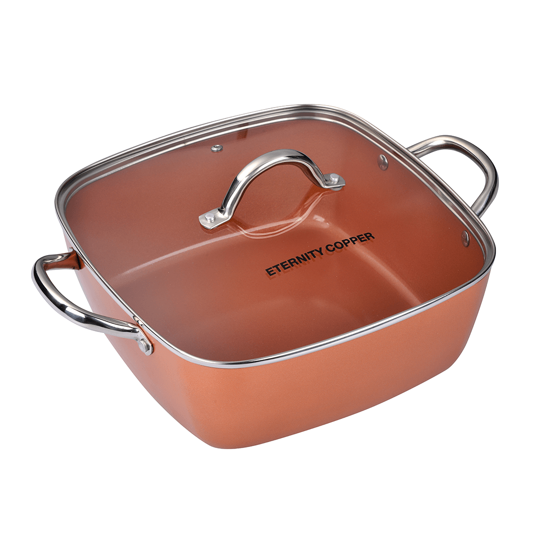 Eternity Copper Home® – Olla Multifuncional Premium + Libro Digital “Sabores de Colombia” ( Cuchillos Profesionales Eternity Chef®)
