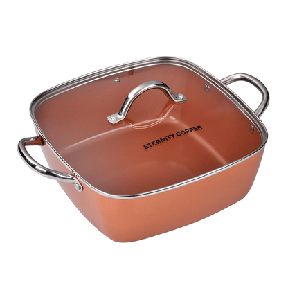 Eternity Copper Home® – Olla Multifuncional Premium + Libro Digital “Sabores de Colombia” ( Cuchillos Profesionales Eternity Chef®)